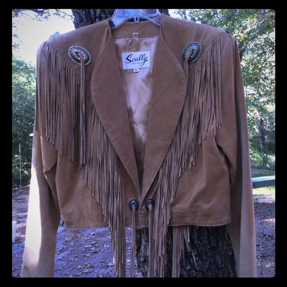 Western jacket with fringe